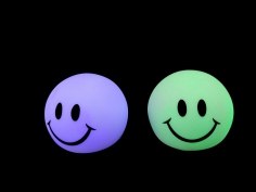 Toptan Renk Değiştiren Gülen Yüz Emoji Lamba