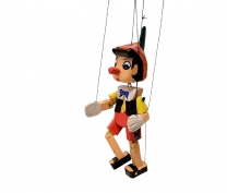 Toptan Ahşap Pinokyo İpli Kukla 40 cm