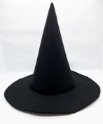 Toptan Siyah Renk Keçe Cadı Şapkası