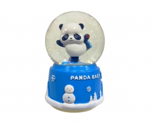 Toptan Panda Tasarım Işıklı Müzikli Kar Küresi
