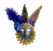 Toptan Tüylü Dekoratif Seramik Maske﻿