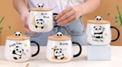 Toptan Panda Tasarımlı Kupa Bardak