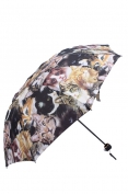 Toptan Kedi Desenli 8 Telli Rüzgara Dayanıklı Şemsiye