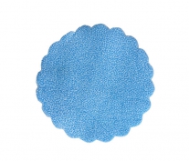 Toptan Karlı Mavi Tül 100 Adet 22 cm
