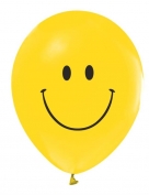 Toptan Gülen Yüz Emoji Baskılı Sarı Balon