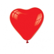 Toptan Kalp Şeklinde Kırmızı Balon 100 adet