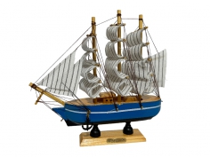 Toptan Hediyelik Yelkenli Gemi Maketi 18 cm