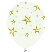 Toptan Parti Malzemeleri Yıldız Baskılı Balon 16 Adet
