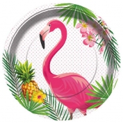 Toptan Flamingo Tasarım Karton Tabak