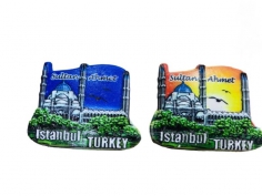 Toptan Polyester İstanbul Sultan Ahmet Camii Magnet