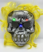 Toptan Işıklı Halloween Kuru Kafa Maskesi