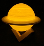 Toptan 3D Standlı Usbli Jüpiter Gece Lamba