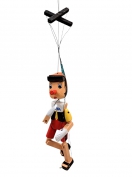 Toptan İpli Ahşap Pinokyo Kuklası 70 cm