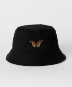 Toptan Kelebek İşlemeli Şapka