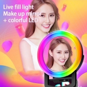 Toptan Renkli Şarjlı Selfie Çekim Işığı