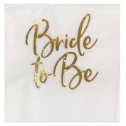 Toptan Bride To Be Peçete 16 Adet