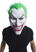 Toptan Yeşil Saçlı Plastik Killer Joker Maskesi