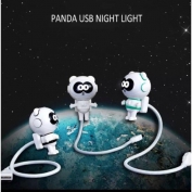 Toptan Panda Astronot USB LED Gece Lambası