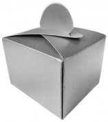 Toptan Gümüş Lokumluk Karton Kutu 25 Adet