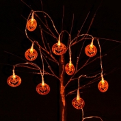 Toptan Halloween Balkabağı Temalı Led Işık 2 Metre