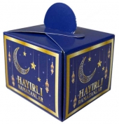 Toptan Hayırlı Ramazanlar Karton Lokumluk 25 Adet