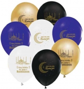 Toptan Ramazan Temalı Balon 100 Adet