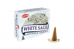 Toptan White Sage Cones Konik Tütsü 120 Adet