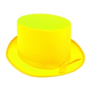 Toptan Sihirbaz Şapkası Çocuk Boy Sarı Renk
