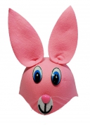 Toptan Pembe Renk Kulaklı Tavşan Şapkası