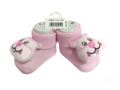 Toptan Çıngıraklı Bebek Çorabı 1 Çift﻿