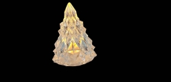 Toptan Yılbaşı Çam Ağacı Tasarımlı Dekoratif Lamba 8 cm