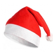 Toptan Yılbaşı Şapkası Keçe Noel Baba Şapkası