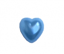 Toptan Yarım İnci Kalp Mavi 10 mm 1000 Adet