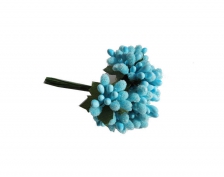 Toptan Akrilik Cipso Çiçek 144 Adet Mavi Renk