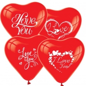 Toptan Sevgililer Günü Temalı Kalp Balon 100 Adet