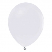 Toptan Beyaz Metalik Balon 100 Adet