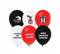 Toptan Beşiktaş Lisanslı Balon 100 Adet