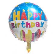 Toptan Happy Birthday Folyo Balon 10 Adet