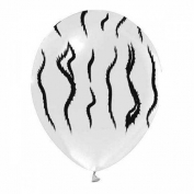 Toptan Zebra Baskılı Balon 100 Adet