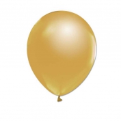 Toptan Metalik Balon 10 İnç 100 Adet Altın